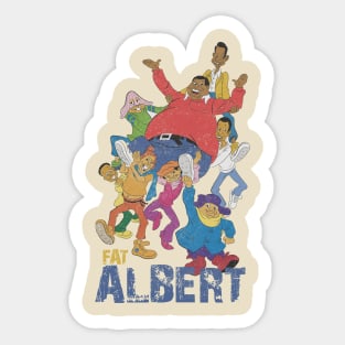 fat albert family cosby kids Sticker